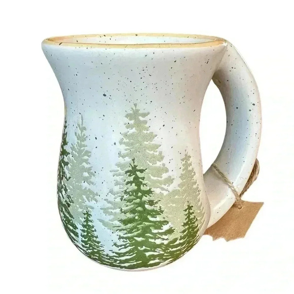 Eli + Ana EVERGREEN FOREST WOODS Ceramic Coffee Hot Chocolate Mug - Picture 3 of 7